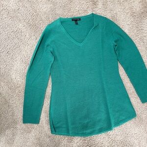 Eileen Fisher Jade V-Neck Sweater XXS